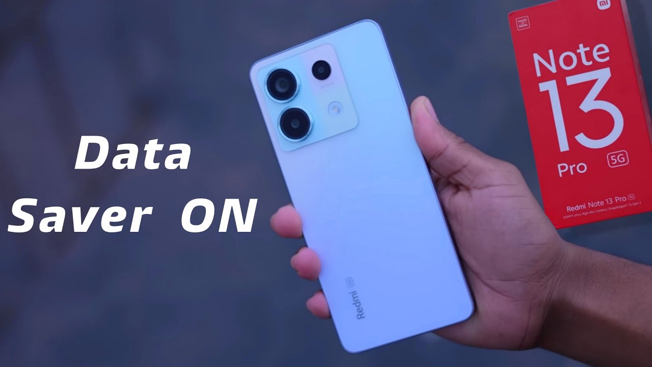 Redmi Note 13 Pro Mobile Data Saver Settings | How to Save Data On Redmi Note 13 Pro 5g