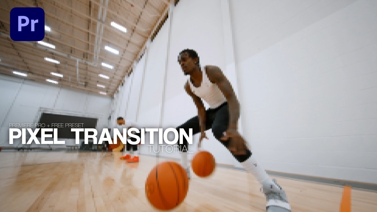 how to create this pixel transition in Premiere Pro (+ FREE PRESET)
