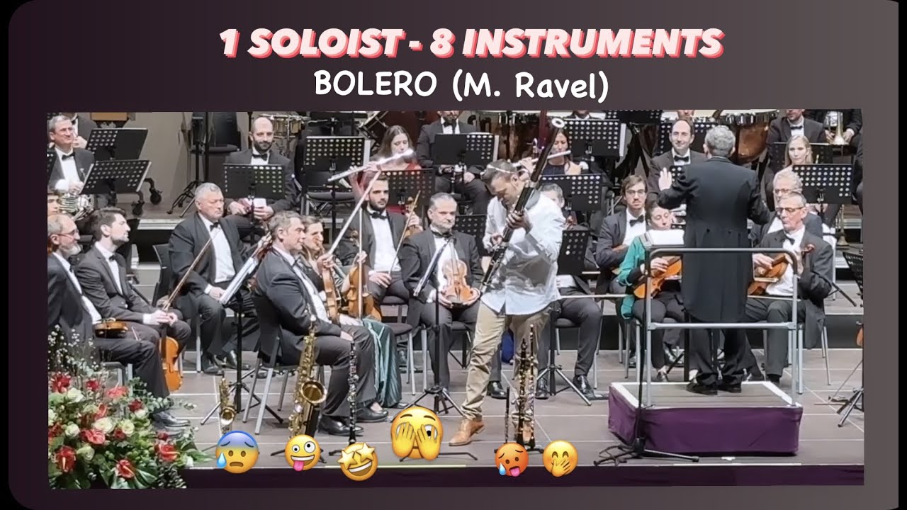 BOLERO (M. Ravel) - JORGE L. PICÓ: flute, clarinet, bassoon, oboe, 2 sax, piccolo, violin. OST