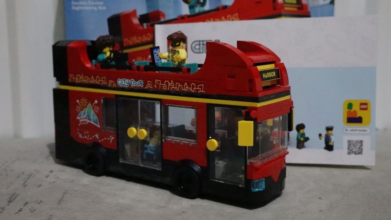 Lego City 60407 | Double Decker Sightseeing Bus Set | Timelapse Build | 2024 Release