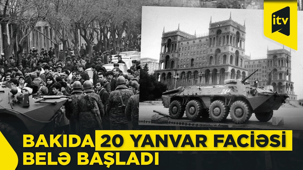 Azərbaycanda Qanlı Yanvar: Televiziya susduruldu, efir kəsildi...
