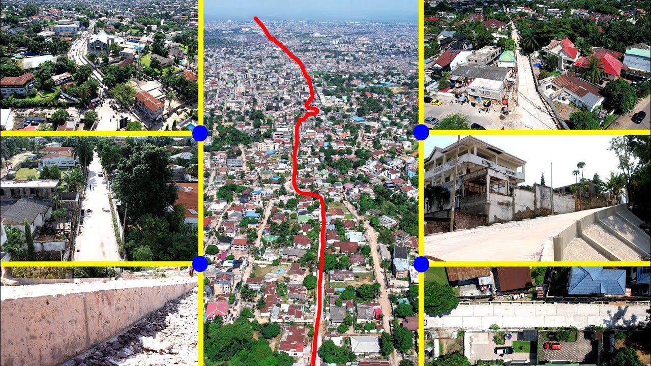 🚨JOLI PARC : 86% des travaux de construction de l'avenue 3 VALLÉES pour relier Nguma & Kasa-Vubu...