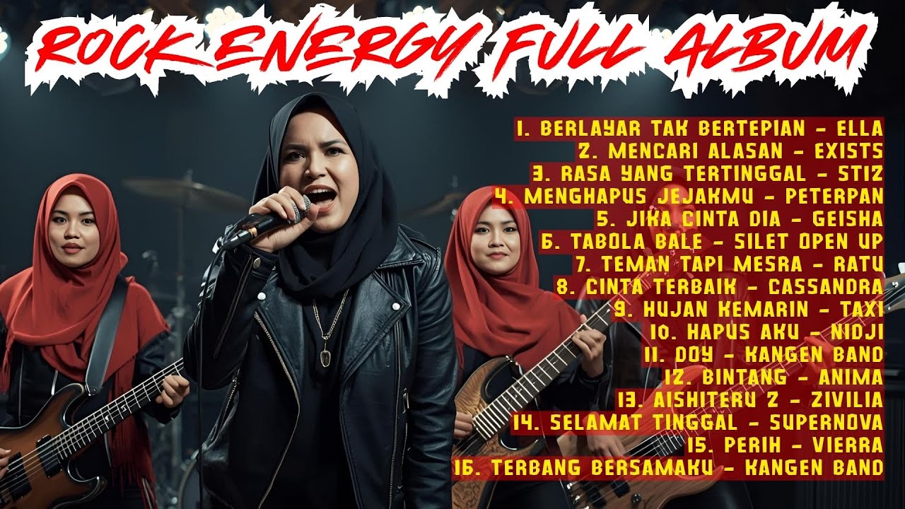 KUMPULAN LAGU INDONESIA VERSI ROCK ENERGY FULL ALBUM | Cover by COVERROCK Vol - 1