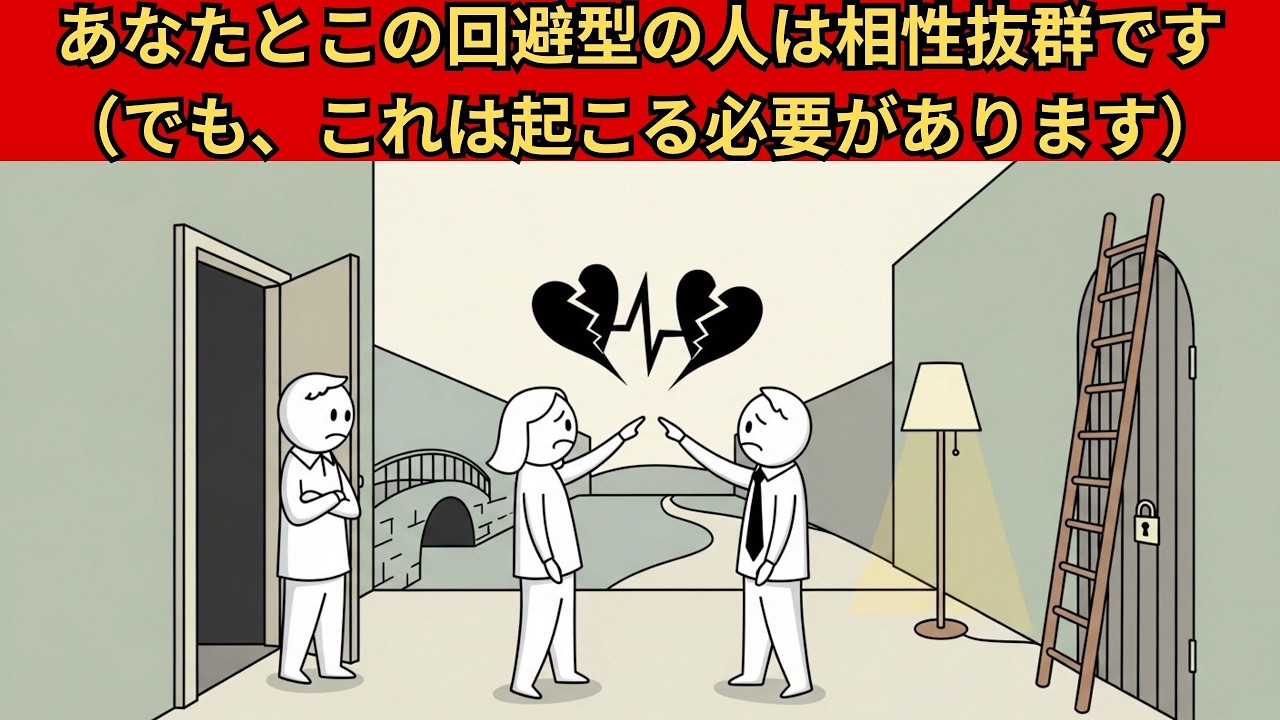 あなたとこの回避型の人は相性抜群です（でも、これは起こる必要があります）
