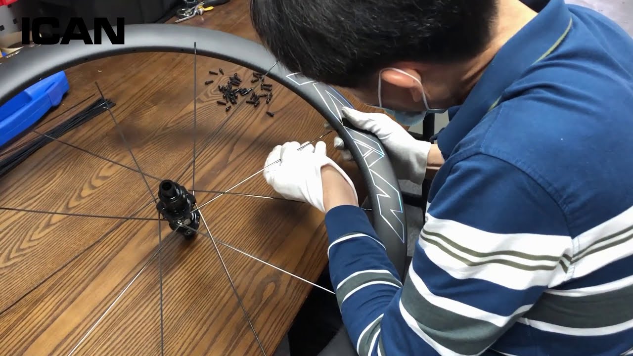 Dream Build ICAN New AERO Disc Wheels With DT Swiss 350S Hub And Sapim CX Ray Spokes
