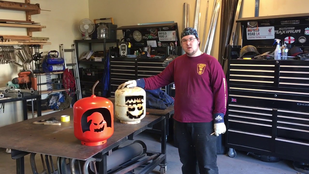 Plasma Cutting. Propane Pumpkin Special