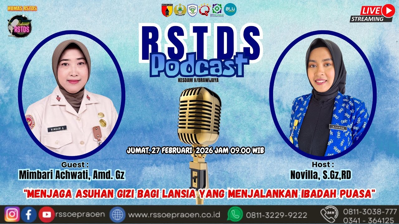 PODCAST RSTDS - MENJAGA ASUHAN GIZI BAGI LANSIA YANG MENJALANKAN IBADAH PUASA