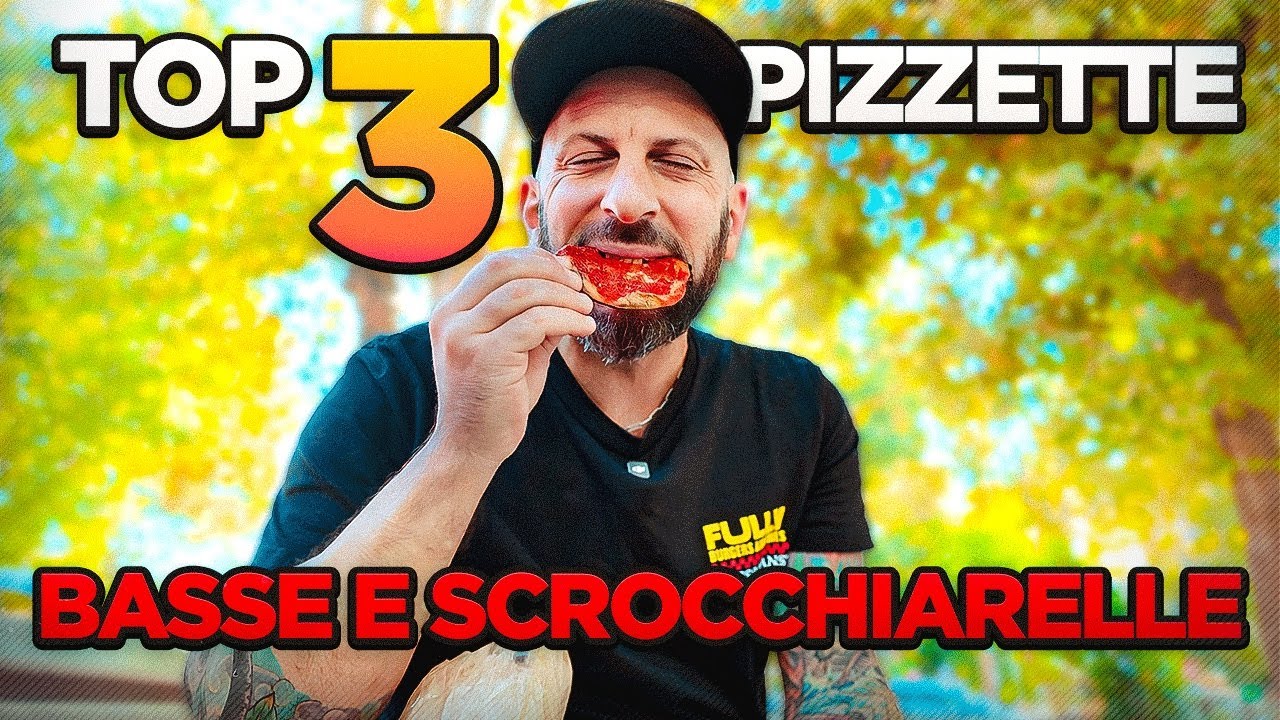 Top tre PIZZETTE basse e scrocchiarelle