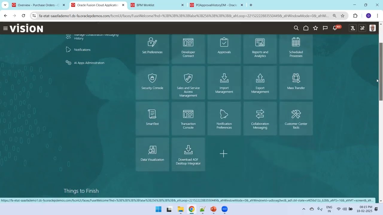 Purchase Order Approvals - Customization - BPM - In - Oracle Fusion