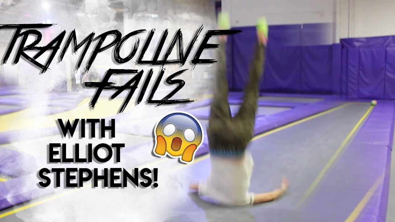 Trampoline Backflip FAILS with Eliiot Stephens! | The Peacock Brothers