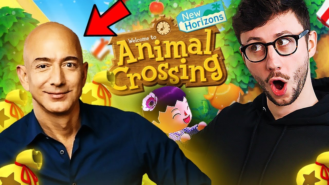 ON VISITE L'ÎLE DE JEFF BEZOS (Zi Business Man) - Animal Crossing New Horizons sur SWITCH