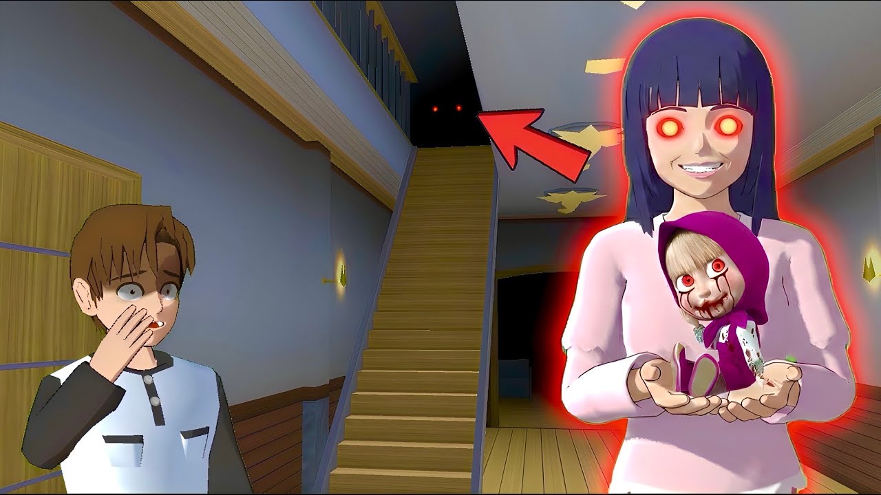There’s MIO holding MASHA DOLL and YUTA saw it all‼️😱😭 || SAKURA School Simulator 