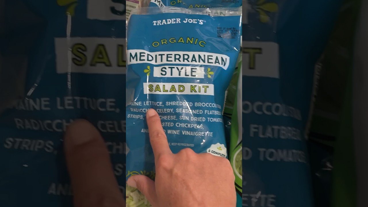 Органические наборы для салата Trader Joe&rsquo;s 🥗 #еда #избранноеtraderjoes #салат