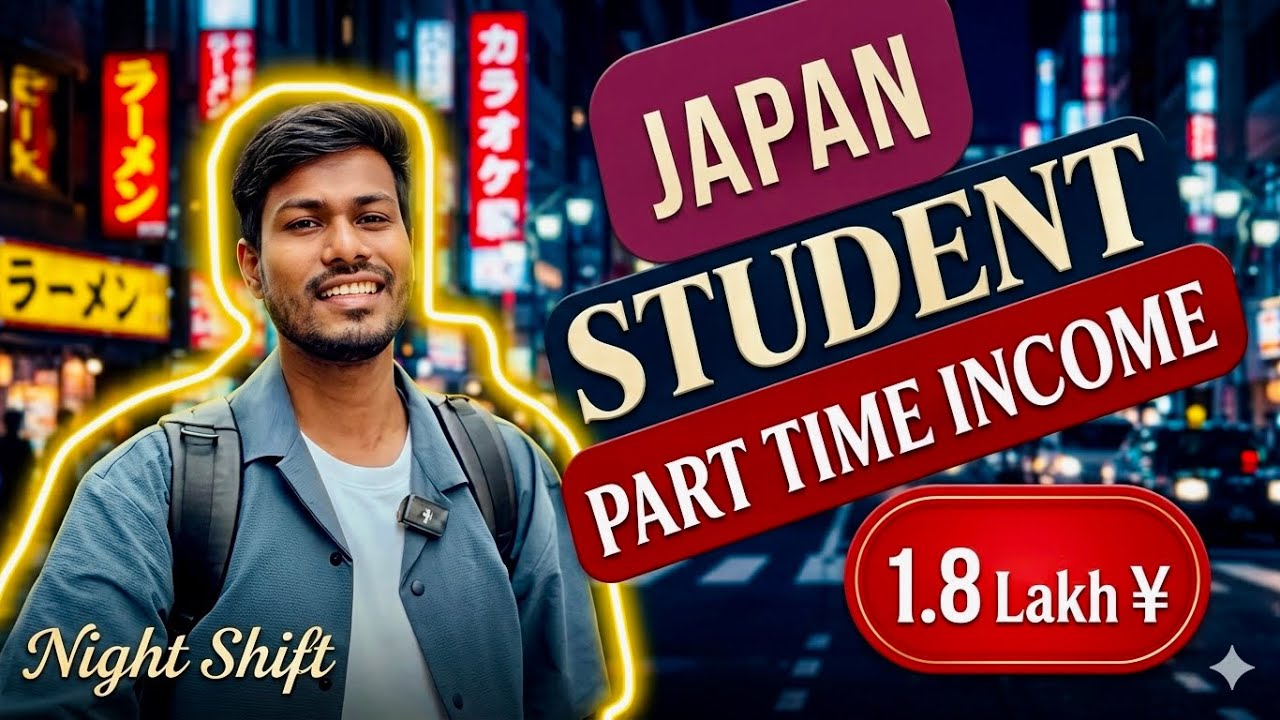 Student visa form Japan or part time job Income 28 hours 1.8 lakh  জাপান student ভিসা পার্ট টাইম কাজ