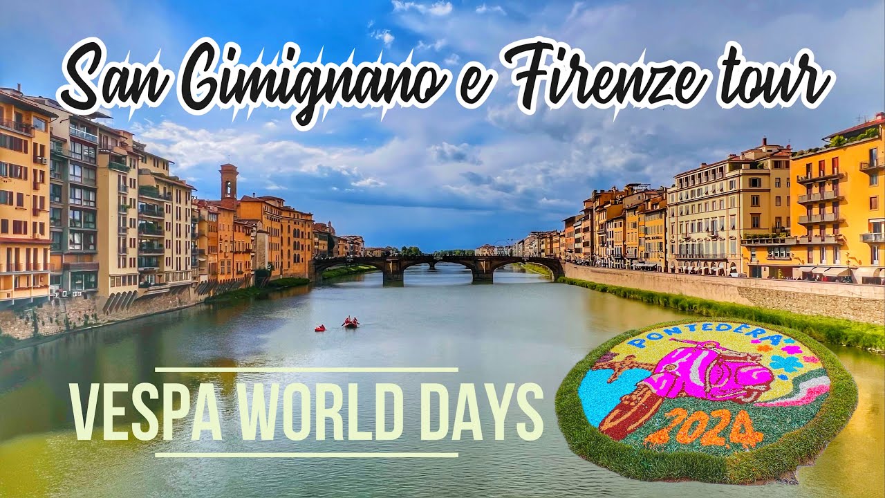 Teil 2 von 6 - Vespa World Days 2024 - san gimignano e firenze - rusty helmets on tour