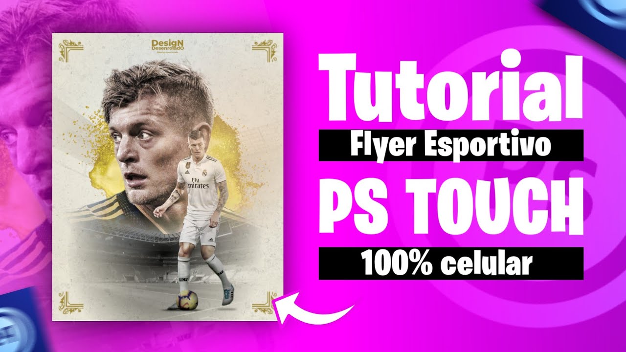 TUTORIAL - Flyer esportivo 100% pelo celular(Ps touch/Snapseed)