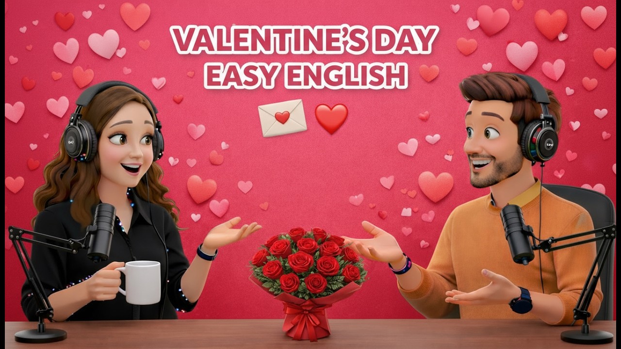 Talk About Valentine's Day in English 💌 | Easy Conversation Practice