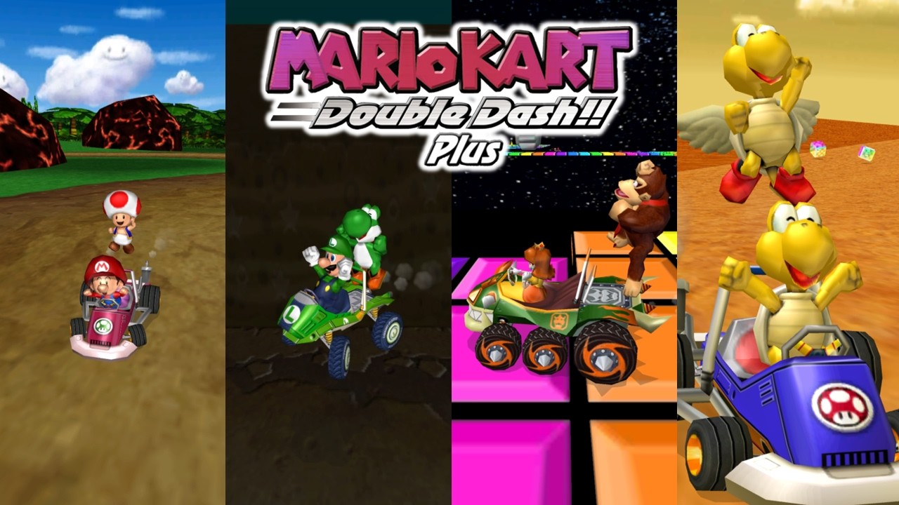 Mario Kart: Double Dash!! Plus - Versus Mode (4 Players) - 16 150cc Races