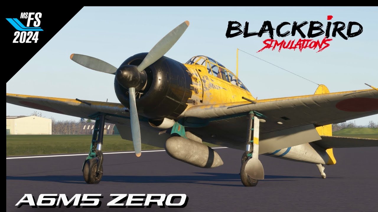 MSFS2024 | Blackbird Simulations A6M5 Zero Review! Guns Ah Blazin! ChasePlane | Ultra 