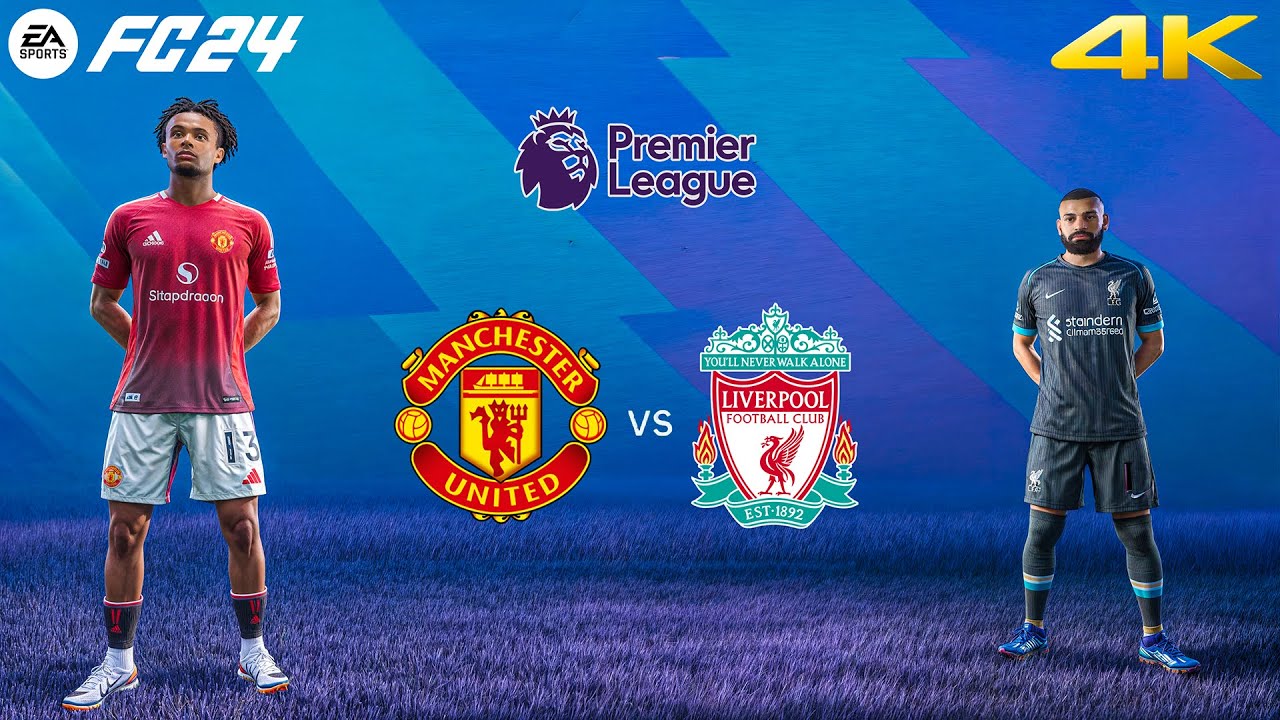 FC 24 - Manchester United vs. Liverpool | Premier League 24/25 Full Match | 4K