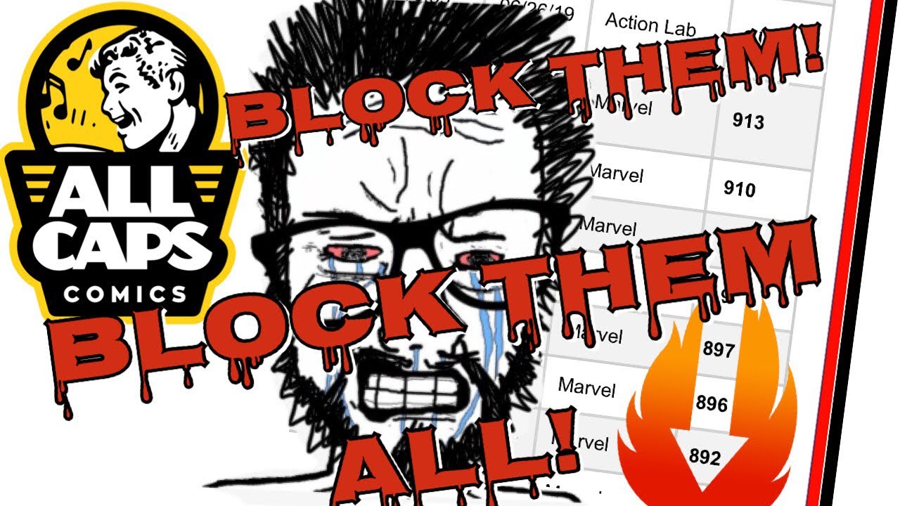 NPC Comics Industry pros block 44,000+ paying customers as retail comic industry collapses!