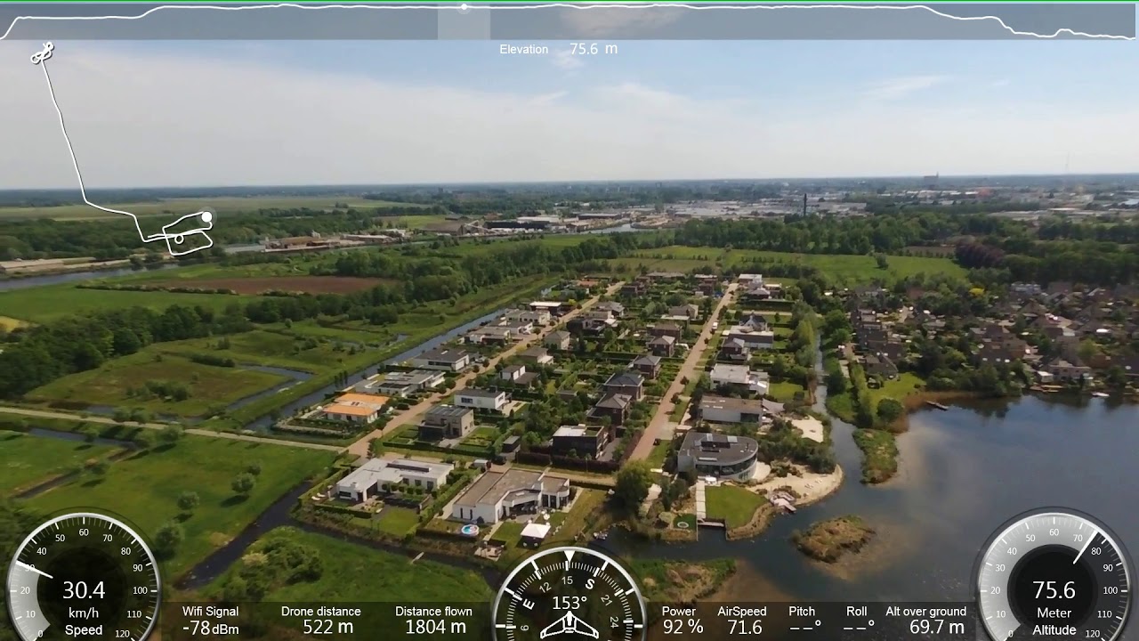 Asterd van boven parrot disco