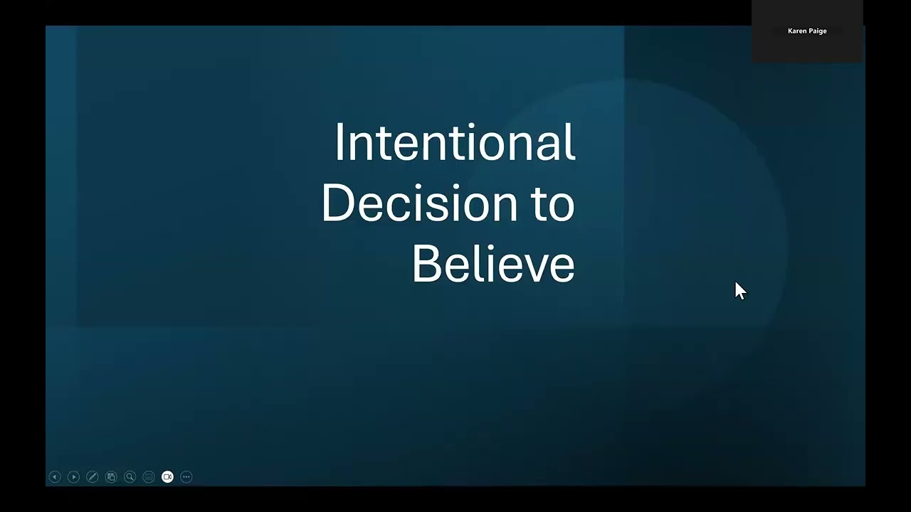 Intentional Decision to Believe