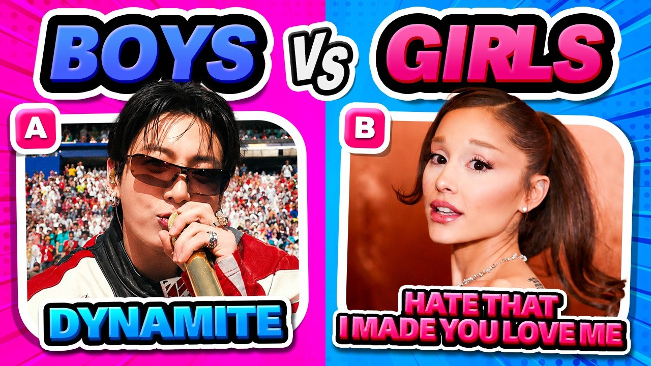 Save One Song 💙 Boys vs 🩷 Girls | Music Quiz 2026