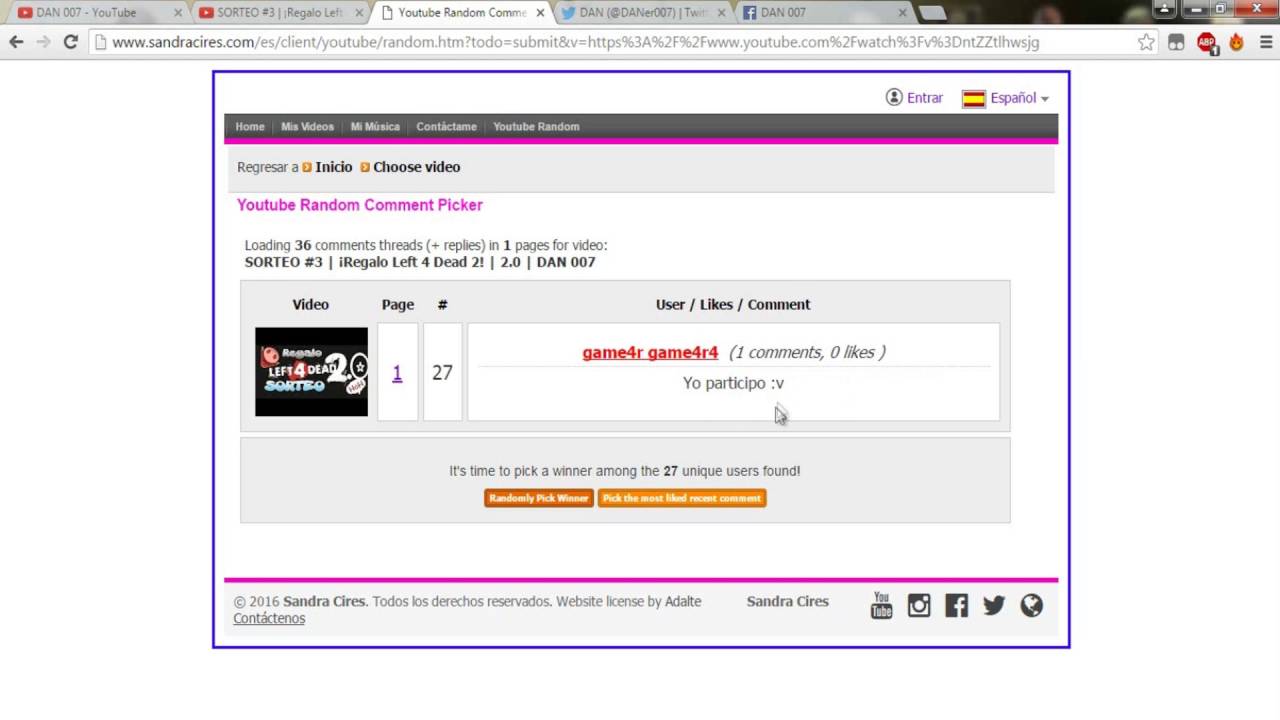 Sorteo | #3 | GANADOR DEL SORTEO L4D2 | &iexcl;Felicidades! | DAN 007