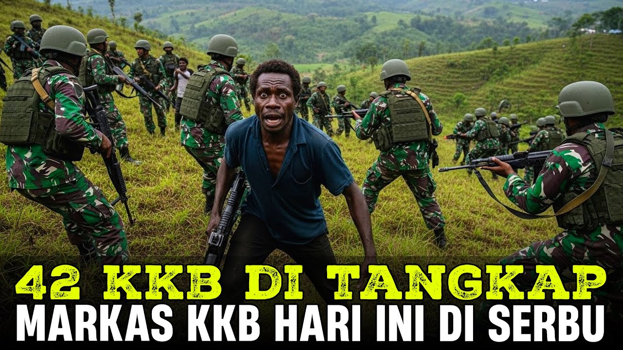 KONDISI MARKAS KKB PAPUA‼️TNI LAKUKAN PENEROBOSAN KE MARKAS UTAMA KKB DI PERBUKITAN‼️
