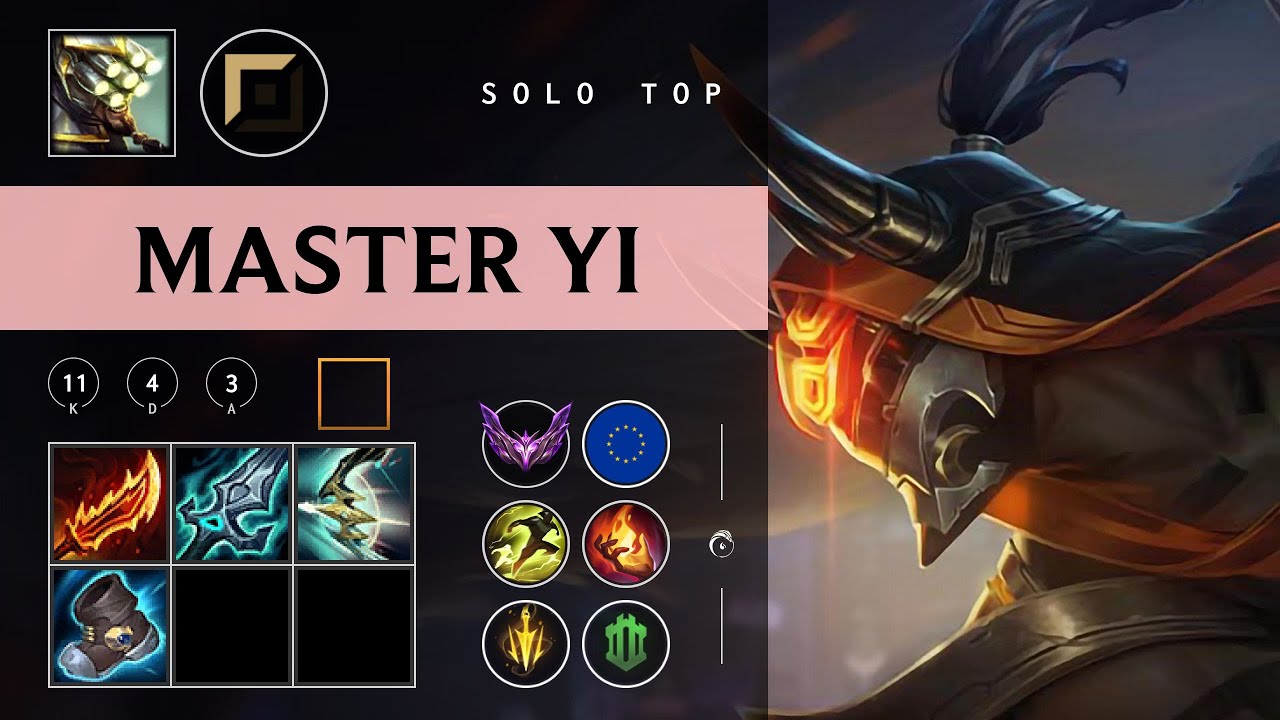 Master Yi Top vs Sion - EUW Master Patch 26.02