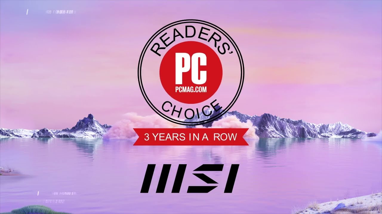 Trzy lata z rzędu! Zwycięzca wybor&oacute;w czytelnik&oacute;w PCMag w kategorii laptop | MSI Polska