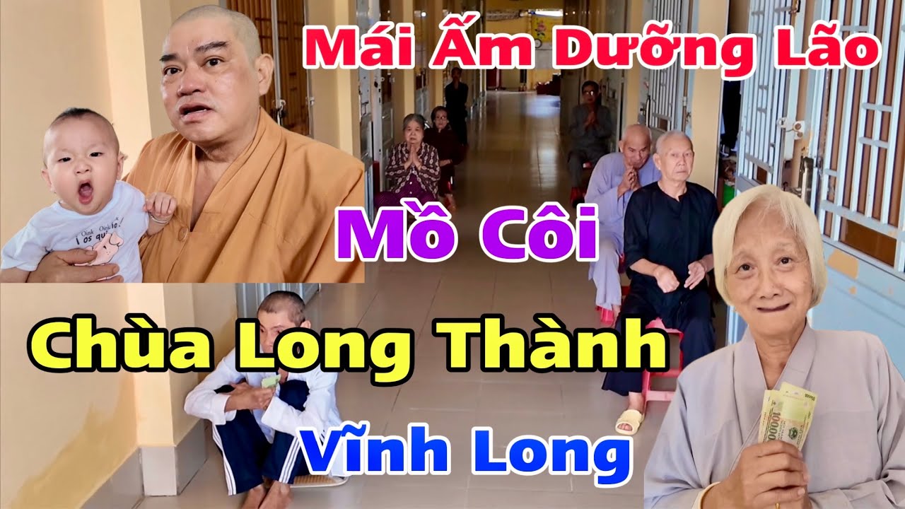 Mái Ấm Dưỡng Lão Mồ Côi Chùa Long Thành Vĩnh Long Nhận Quà Hảo Tâm Cô Kim Ngân | Khương Nhựt Minh