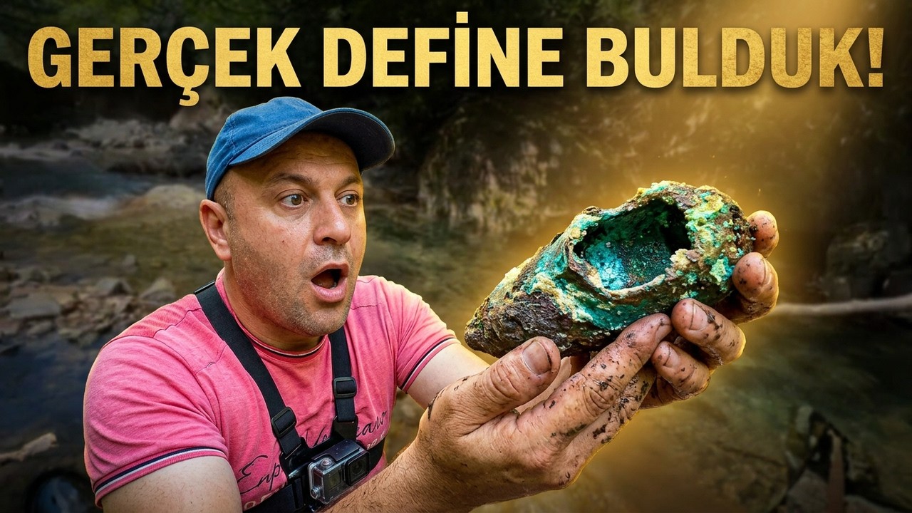 DEREDE GER&Ccedil;EK G&Ouml;M&Uuml; BULMA ANI! HER DEFİNECİNİN HAYALİ! DEFİNE VE ARKEOLOJİ