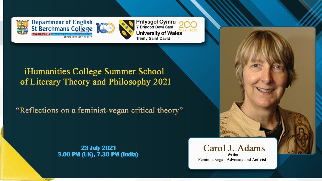 Reflections on a Feminist- vegan Critical Theory |carol J Adams
