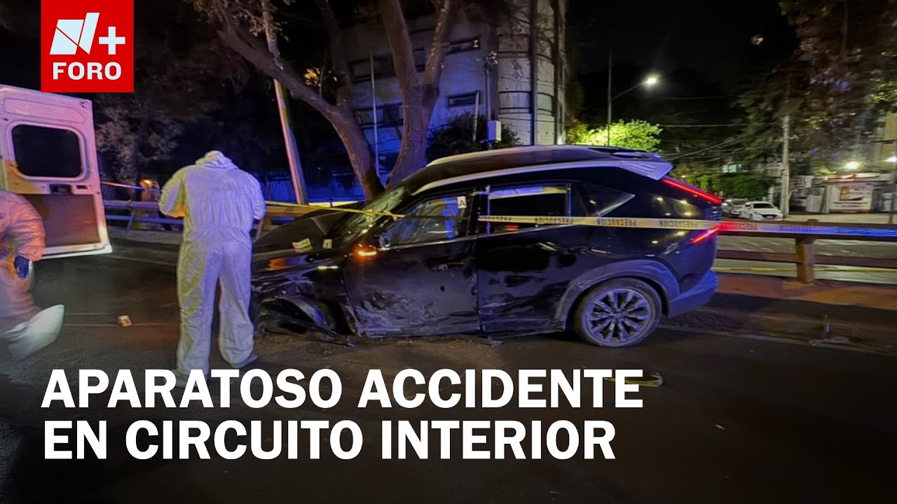 ¿Qué Pasó en Circuito Interior Hoy? Aparatoso Choque Deja un Muerto y Caos Vial