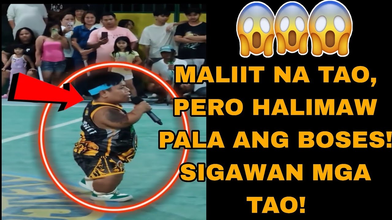 VIRAL VIDEO! MALIIT NA TAO, PERO BAKULAW PALA ANG BOSES😲! SIGAWAN LAHAT, NG KUMANTA SI KUYA! 