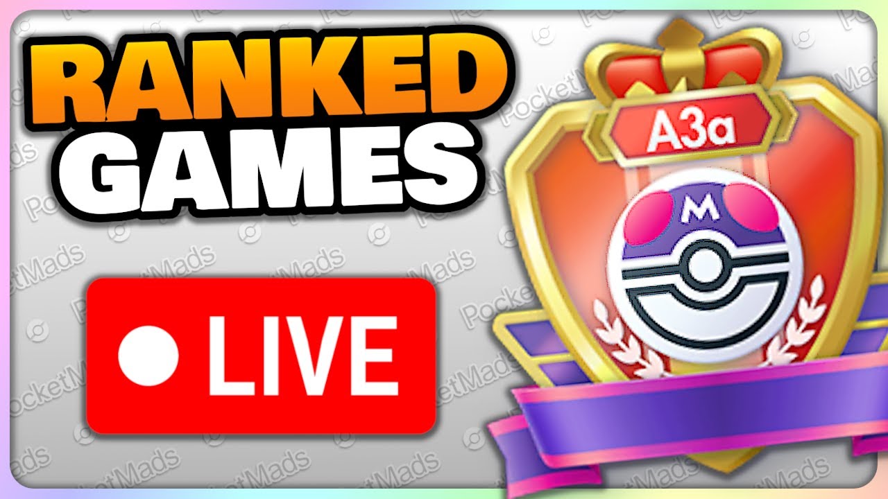 🔴 LIVE RANKED BATTLES!!!  (A3a Season) - Pokemon TCG Pocket