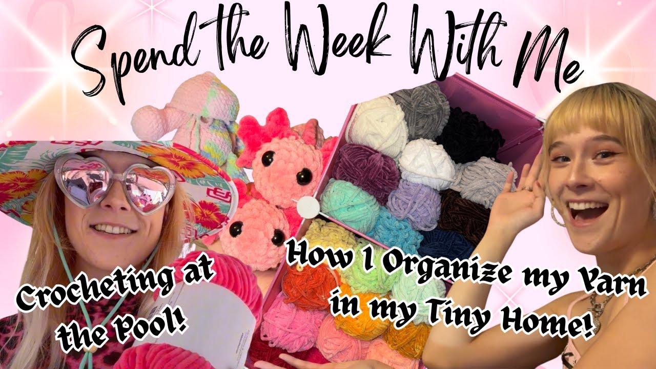 Not-So-Productive Week in my Life as a Crochet Small Business Owner! | Weekly Vlog 1