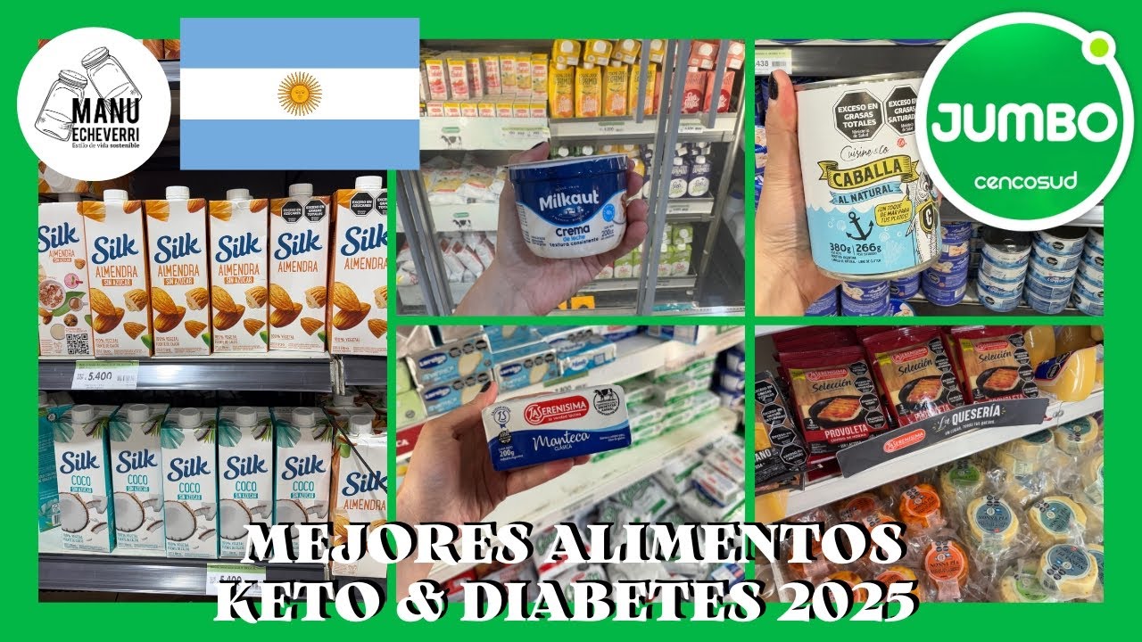 🛒KETO GROCERY HAUL JUMBO 2025: MEJORES ALIMENTOS KETO en ARGENTINA? | Manu Echeverri