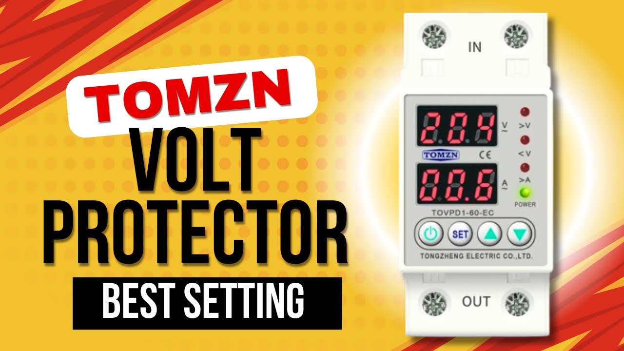 Best setting for Tomzn voltage Protector | Latest Generation | Under and over voltage | Ampere