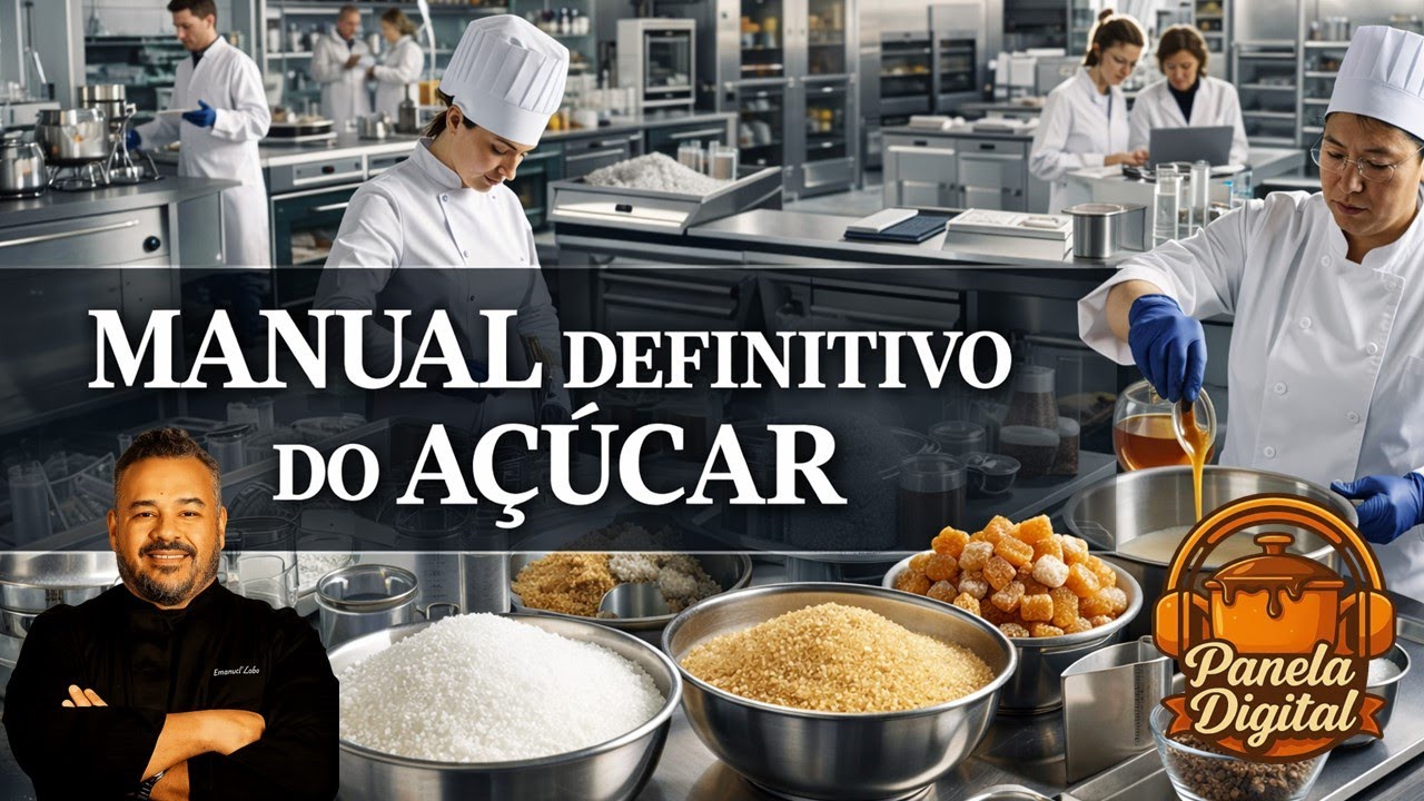 MANUAL DEFINITIVO DO AÇÚCAR (Para confeiteiros, Padeiros e Chefs)