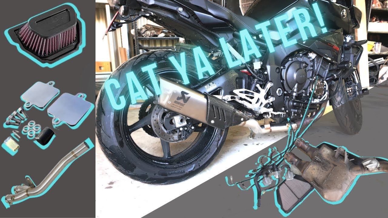 Модификации Yamaha MT10 Performance — глушитель Black Widow, воздушный фильтр K&N, пластины блоки...
