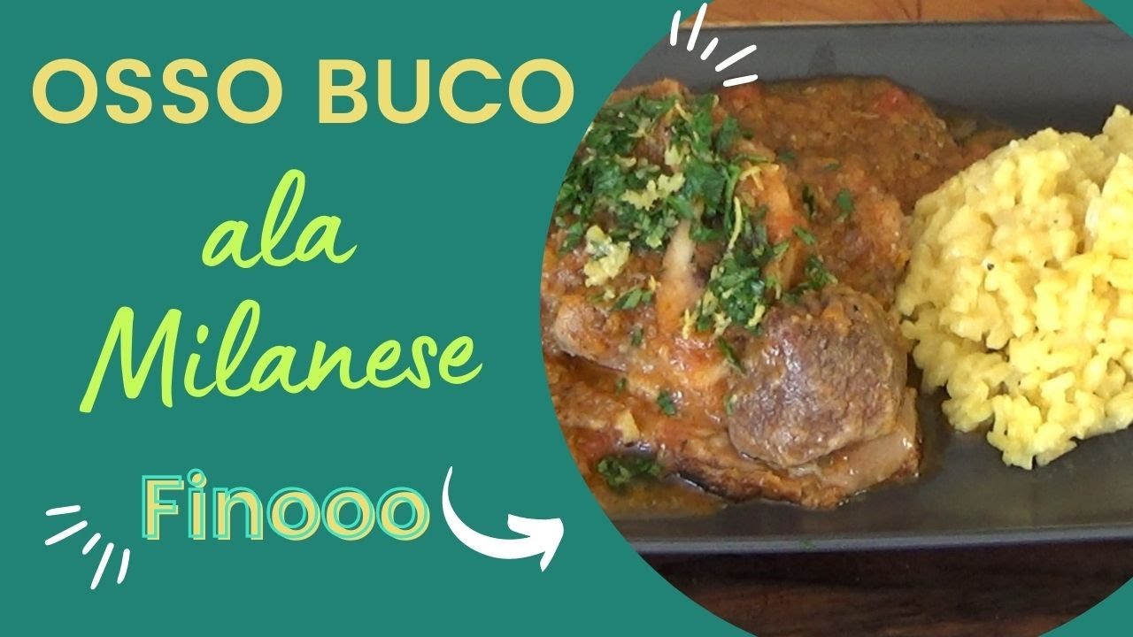 Osso buco alla milanese  - teleća koljenica sa stvarno dobrim rižotom