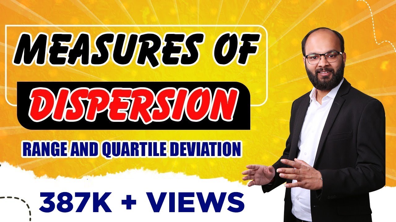 #1 | Measure of dispersion | Range and Quartile Deviation | Part 1 | Statistics | Chandan Poddar