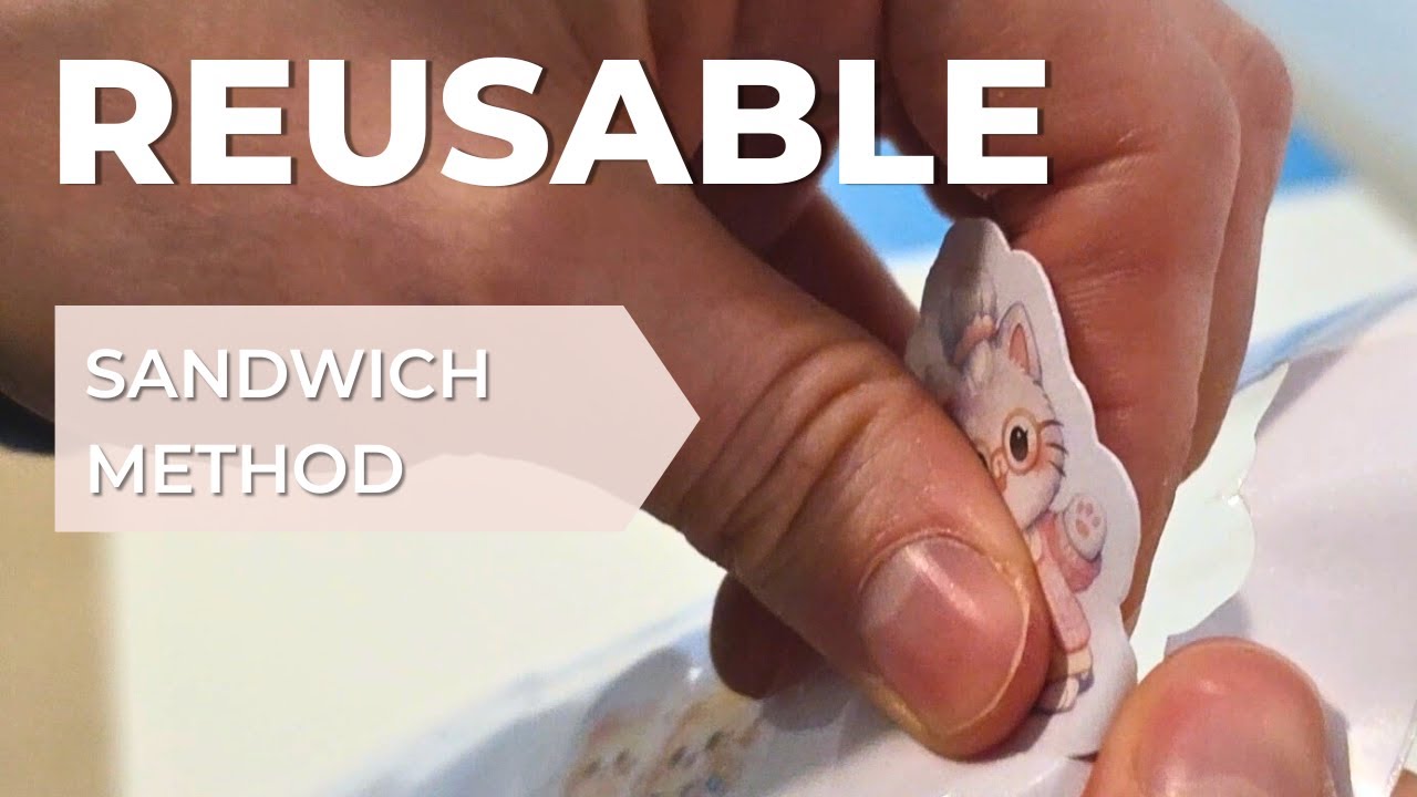 How I Make UNLIMITED Reusable Stickers for $1.23 🤫