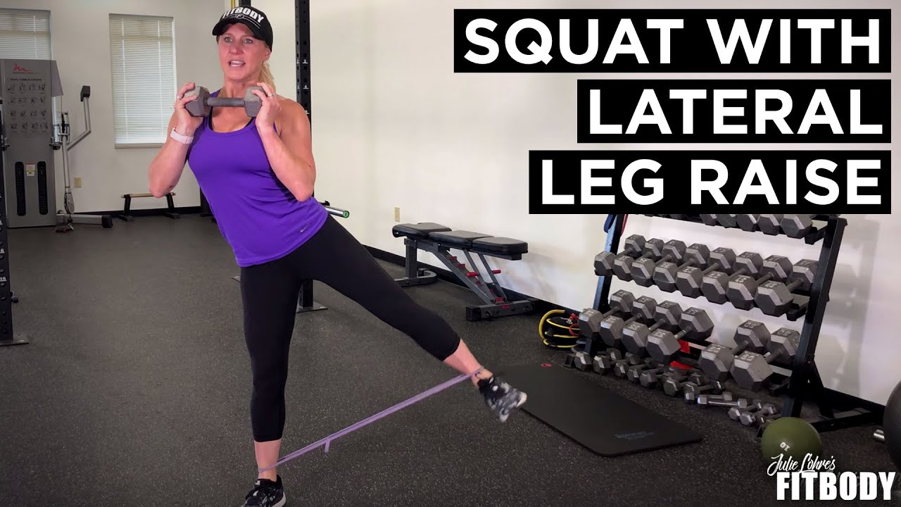 Squat with Lateral Leg Raise Exercise Demonstration