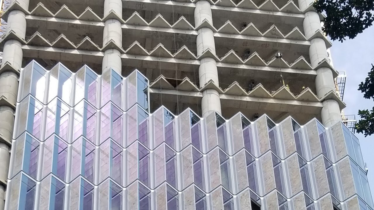 The Facade design of Binhai Cloud City