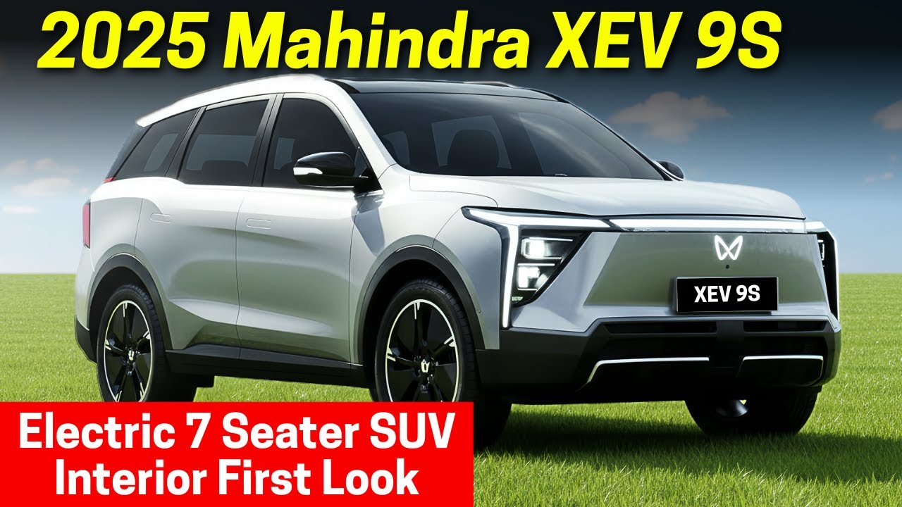 Mahindra New Electric 7 Seater SUV - XEV 9s Interior First Look & Features Reveal | Mahindra XEV 9s