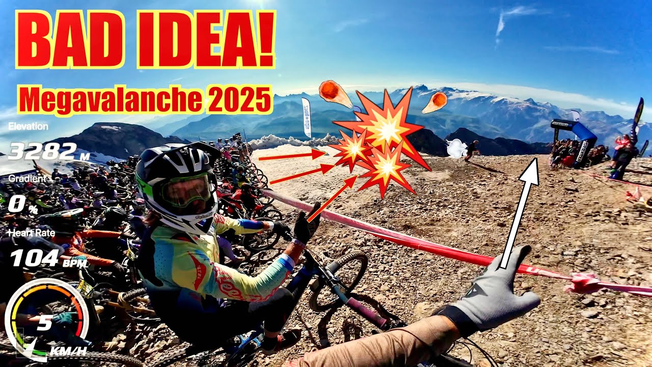 Mega Mountain Mission - Megavalanche 2025 Full Race Run
